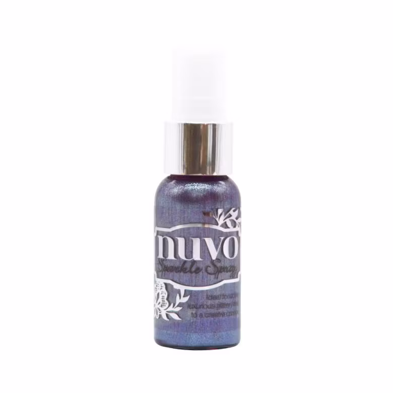 Nuvo Sparkle spray Lavender lining