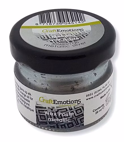 Wax Paste metallic - zilver