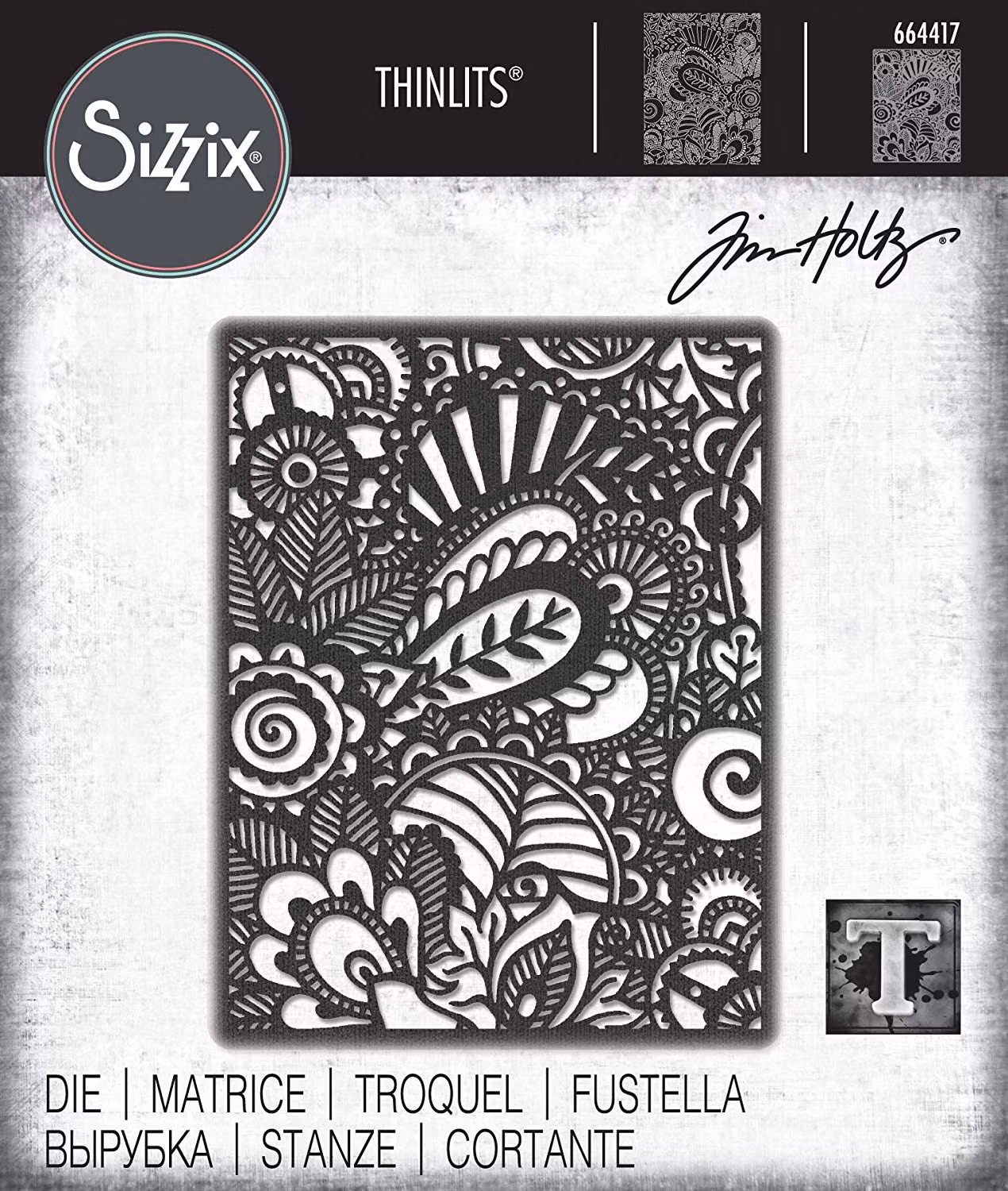 Sizzix Doodle art die 664417