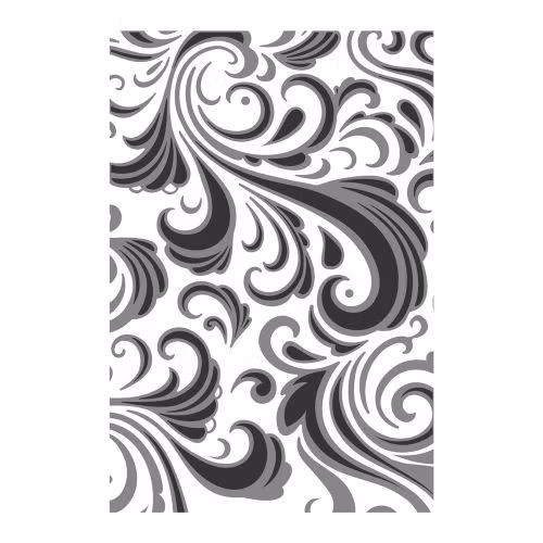 Sizzix embossingfolder swirls 665226