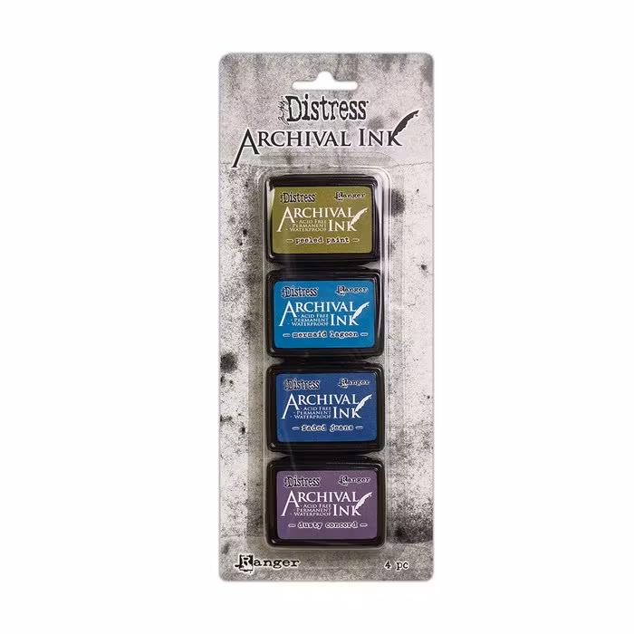 Tim Holtz Distress Archival mini ink pad Kit 2