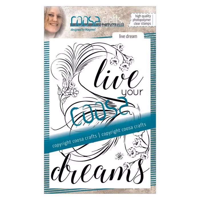 Coosa clesr stamp  Live dream COC-030