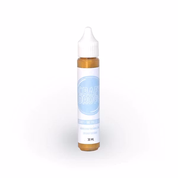 Craft drops Metallic gold