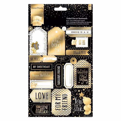 Forever friends die-cut sentiments