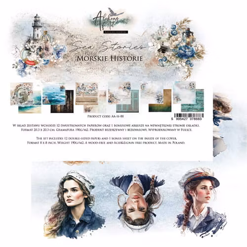Sea stories paperpad 8*8