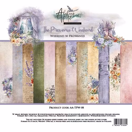 The provence weekend paperpad 8*8
