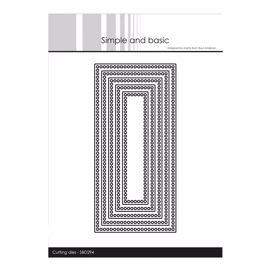 Circle Edges Mini slim dies SBD294