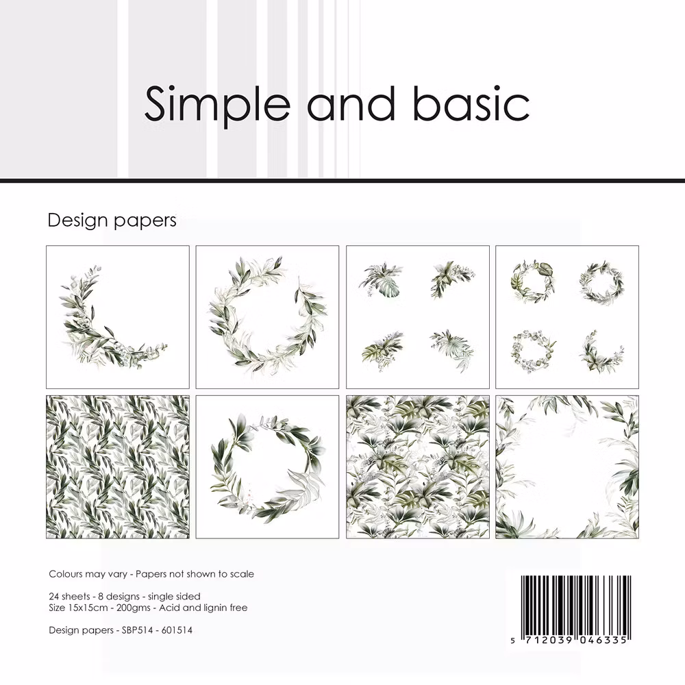 Green softness paperpad 6" SPB514