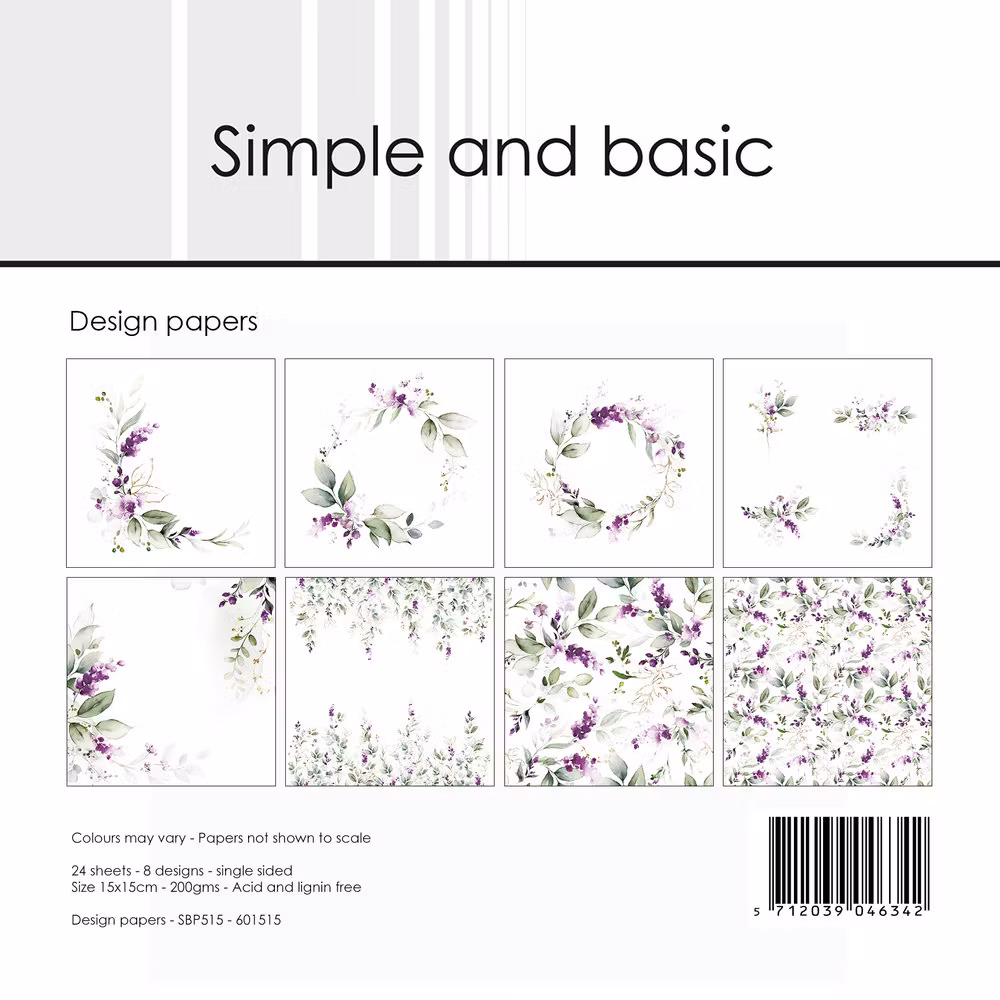 Lavender Spirit paper 6" SBP515
