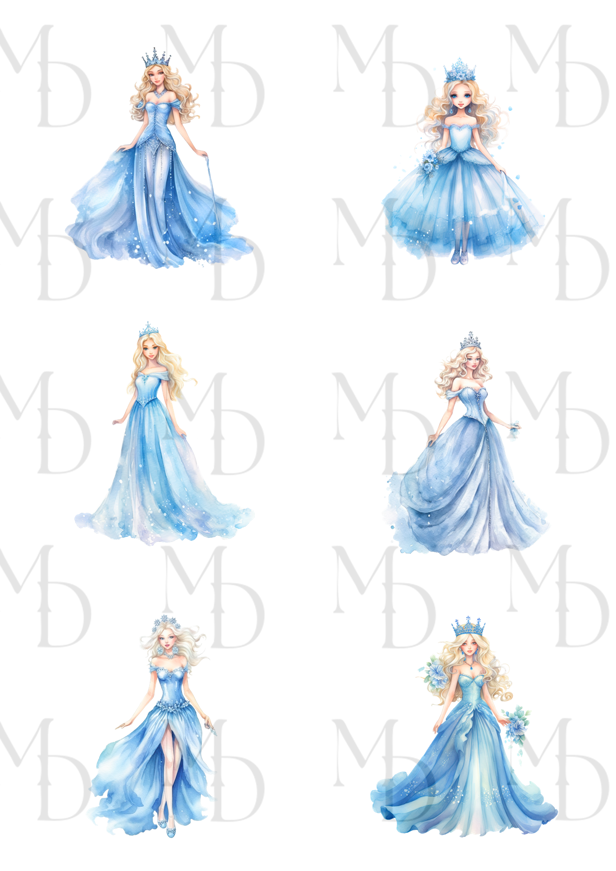 0001 Blå prinsessa