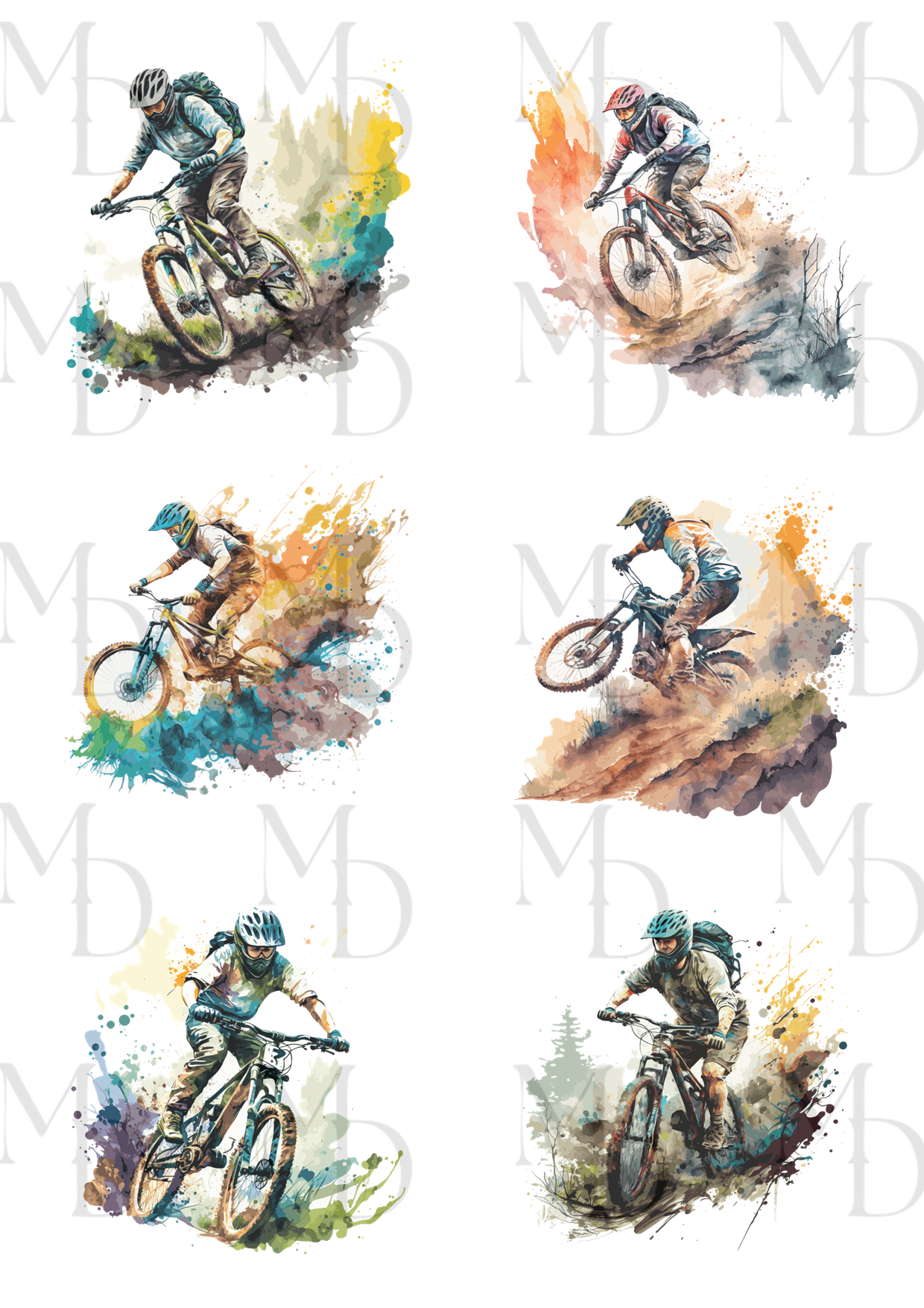 0015 Downhill biker