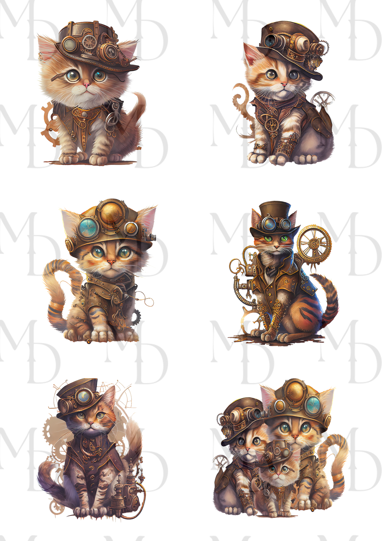 0069 Steampunk kitten