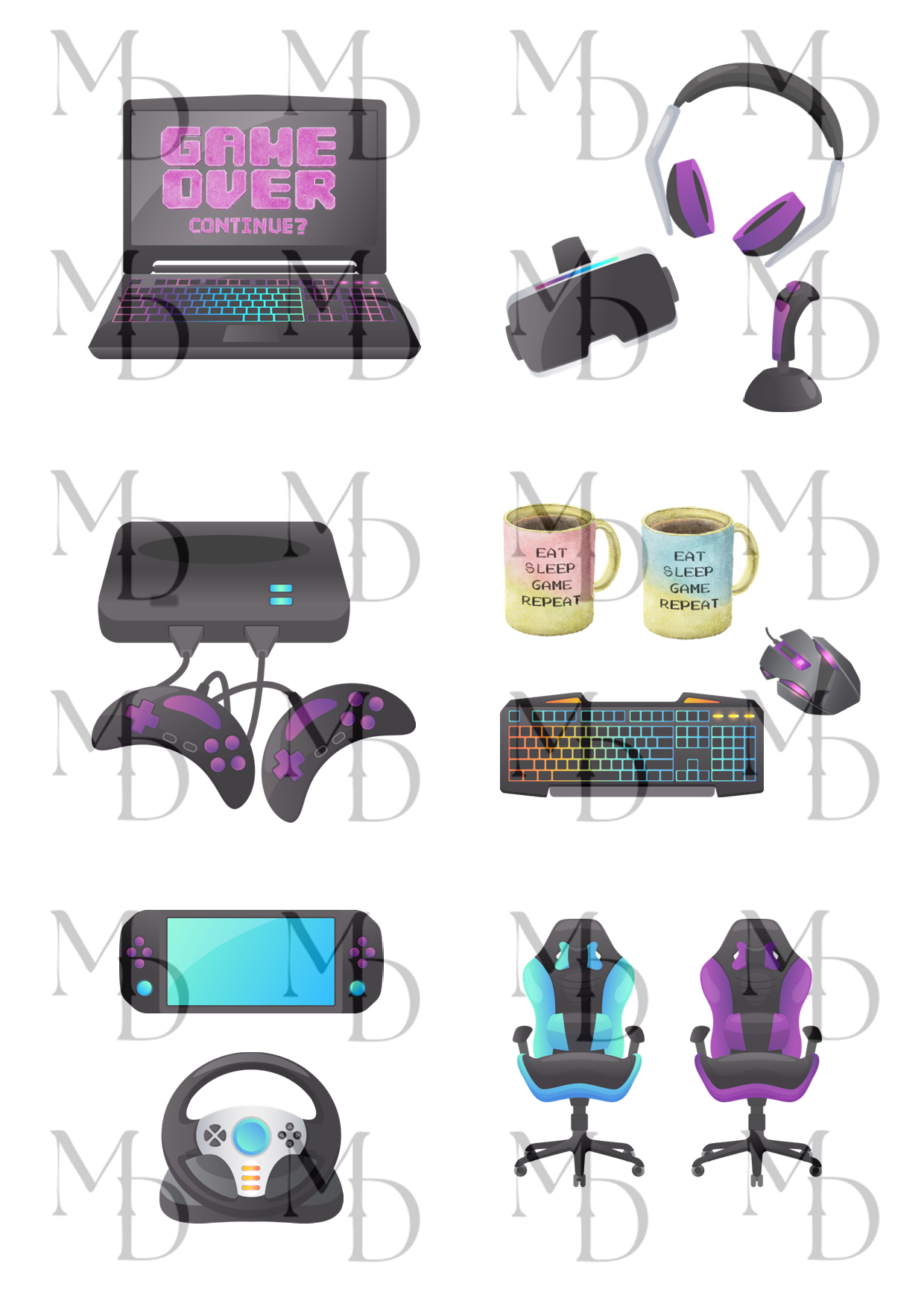 0151 Gamer prylar