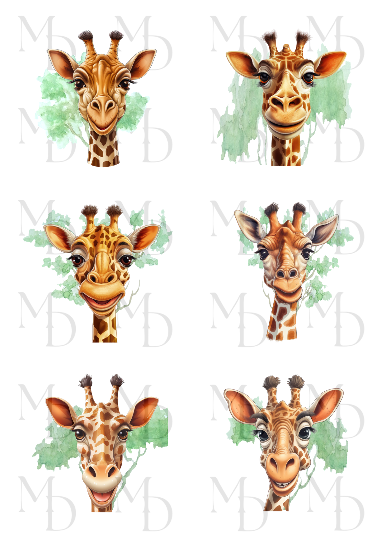 0155 Giraffer