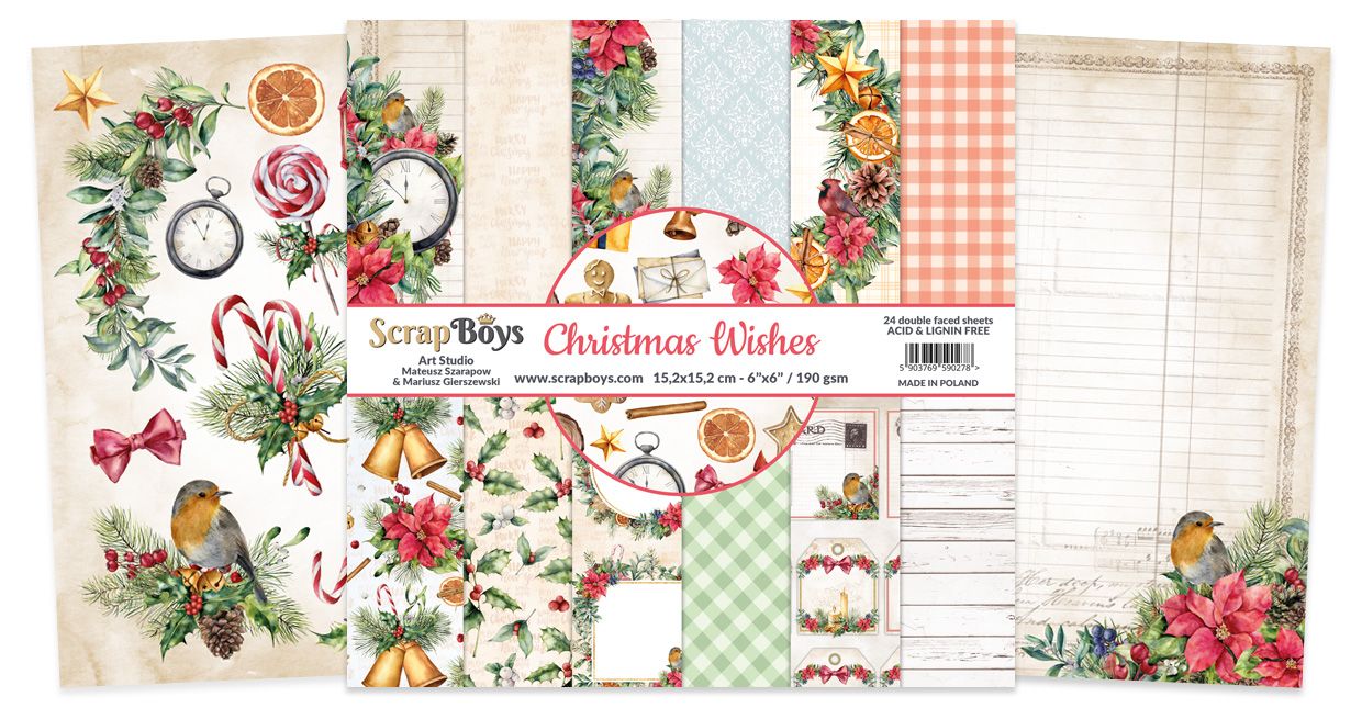 Christmas wishes 6"