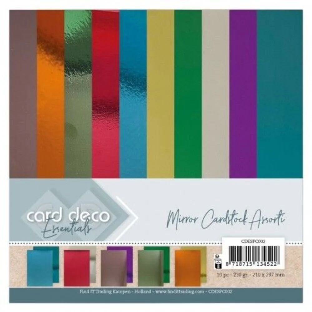 Mirror cardstock / Spegelpapper A4  002