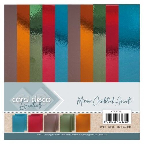 Mirror cardstock / Spegelpapper A4  001