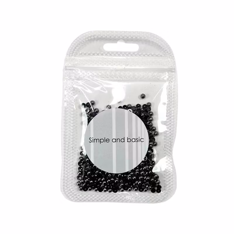Halv pärlor antik silver 3mm SBA534