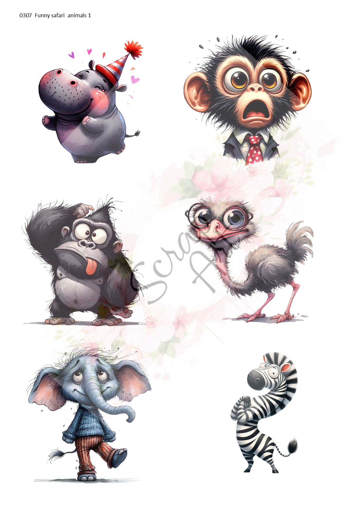 Funny safari animals 1