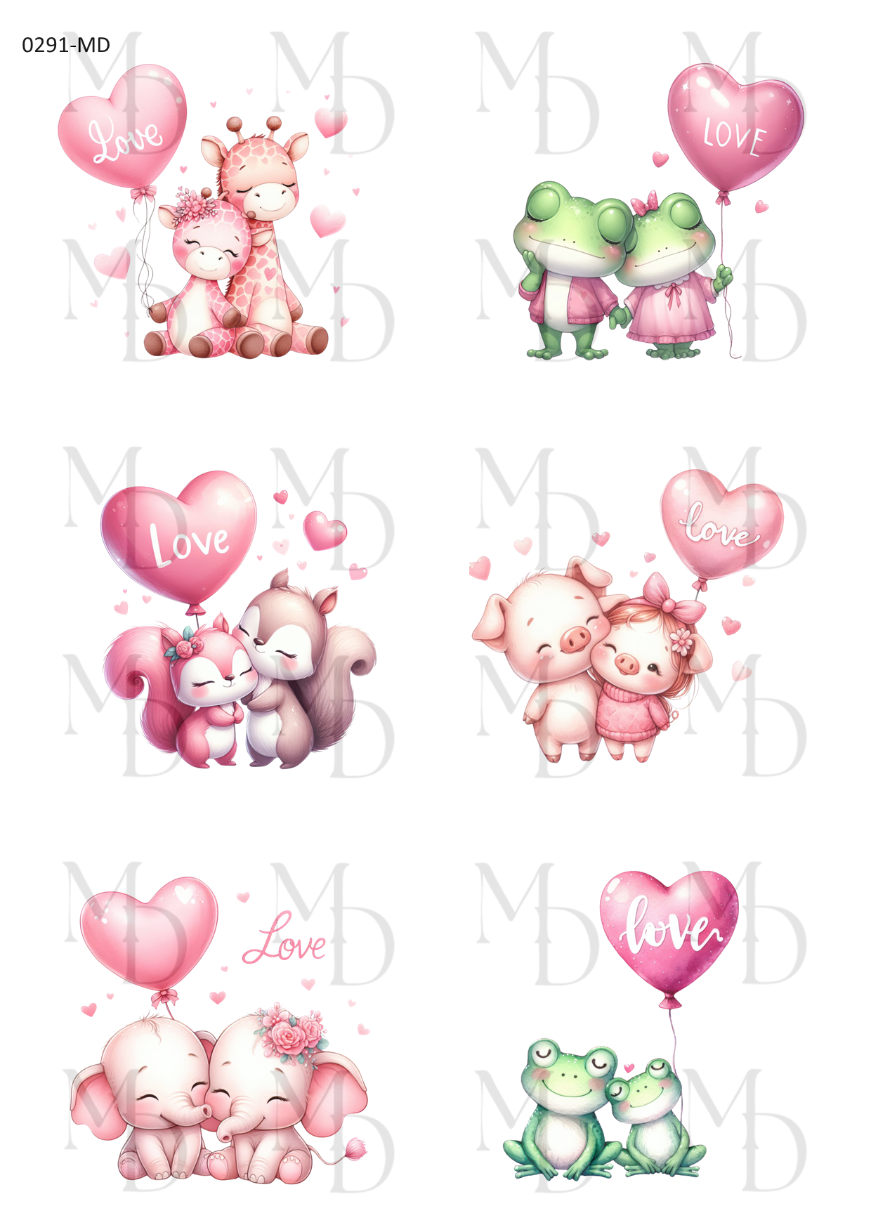 0291-MD Love animals
