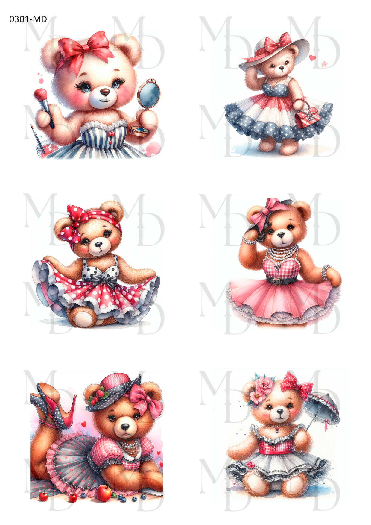 0301-MD  Rock a billy Teddy