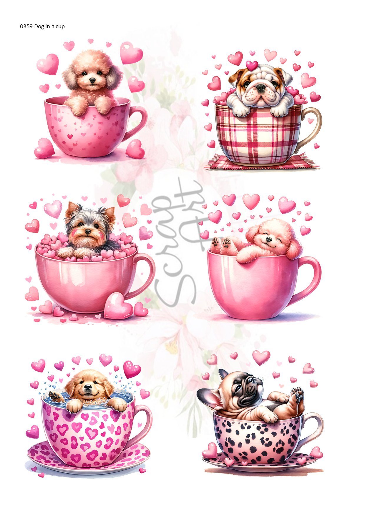 0359 Dog in a cup