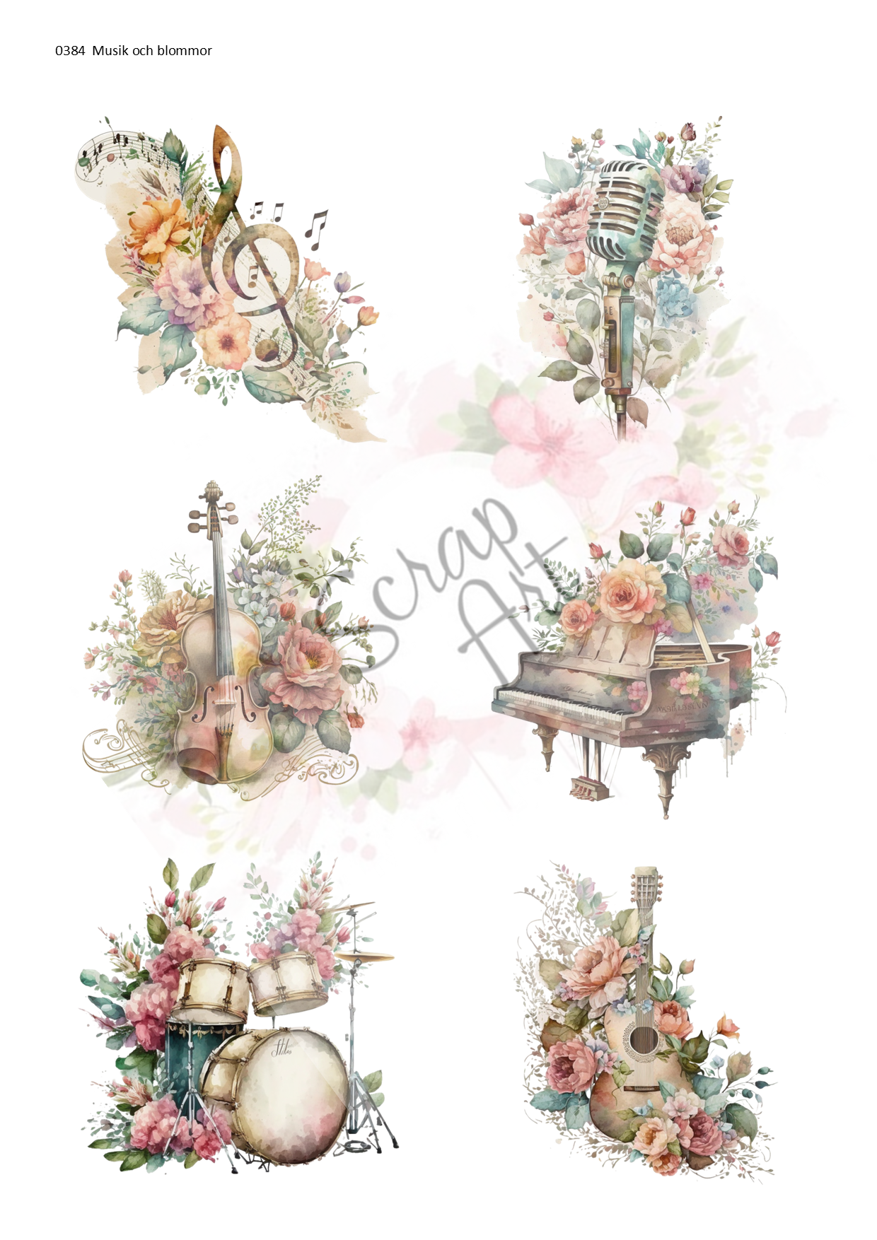 0384Musik o blommor