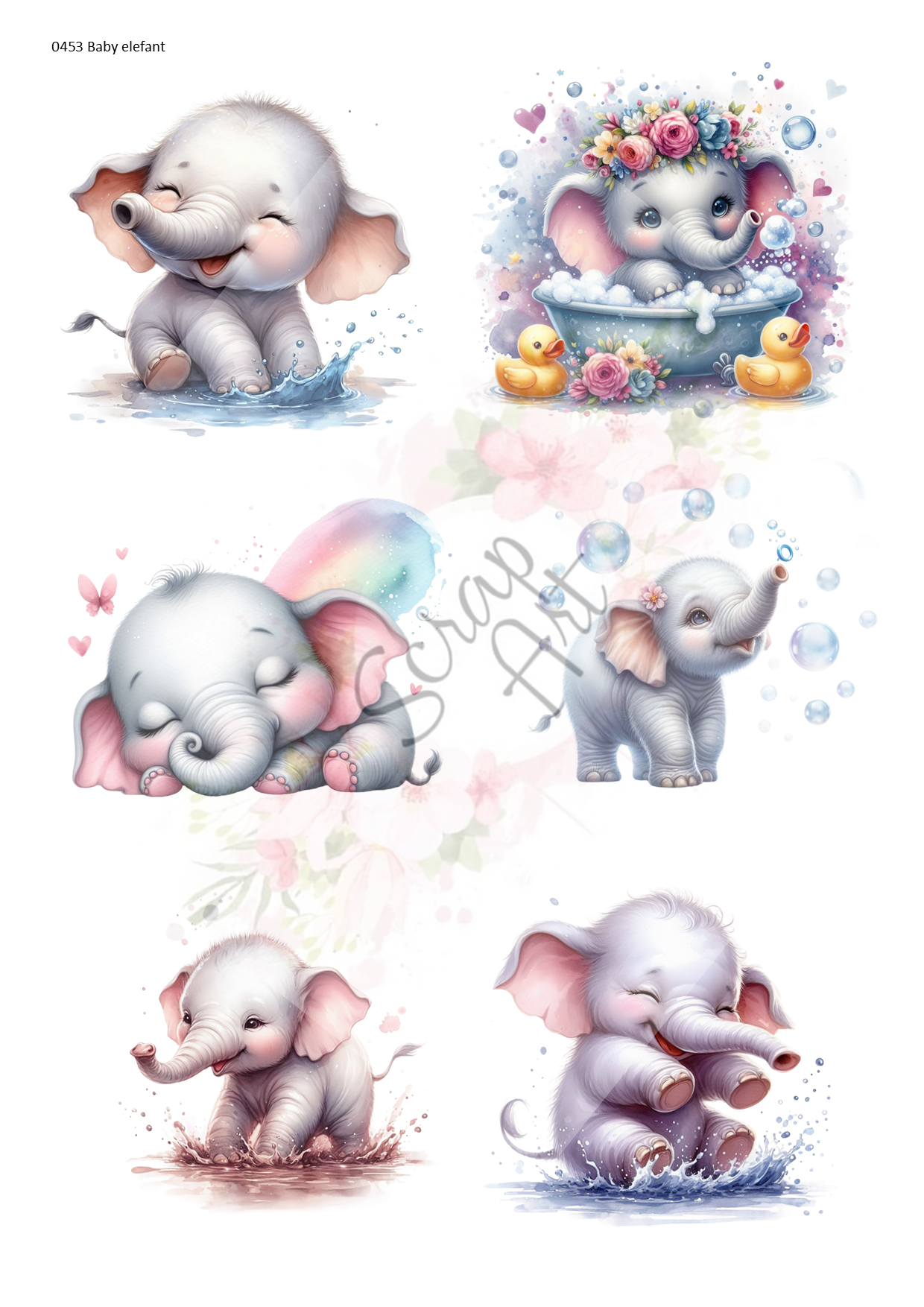0453 Baby elefant