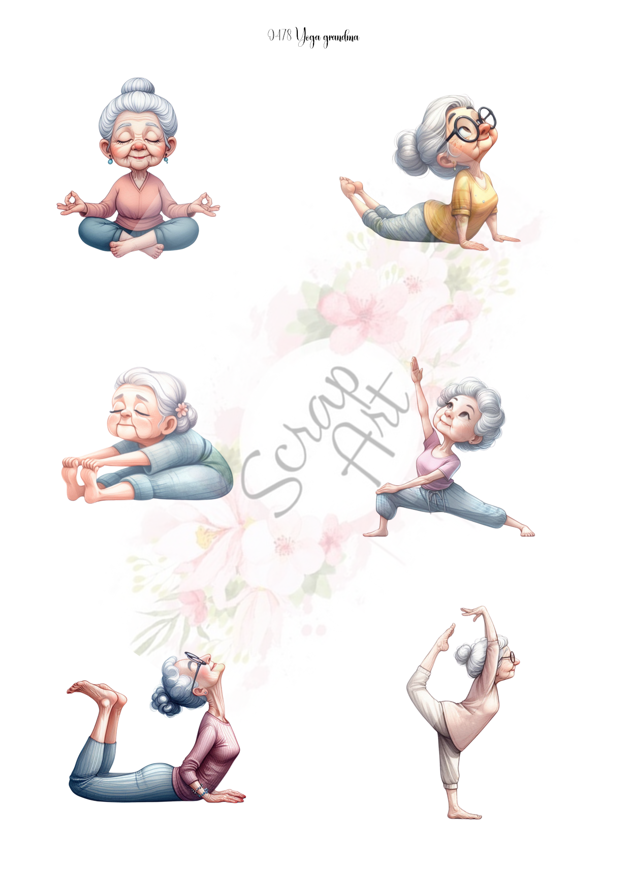 0478 Grandma in yoga