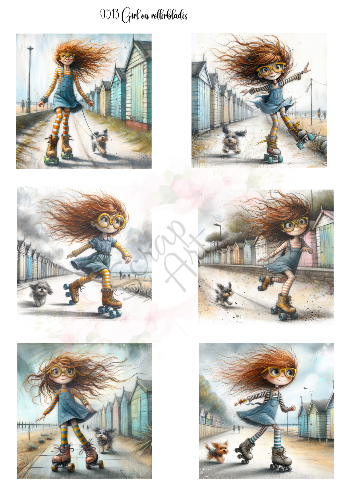 0513  Girl on rollerblades