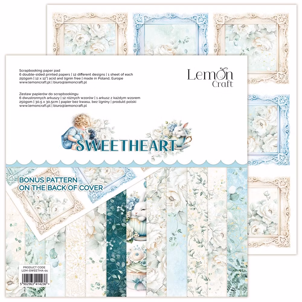 LEM-SWEETHA-01 Paperpad sweetheart 01 12x12
