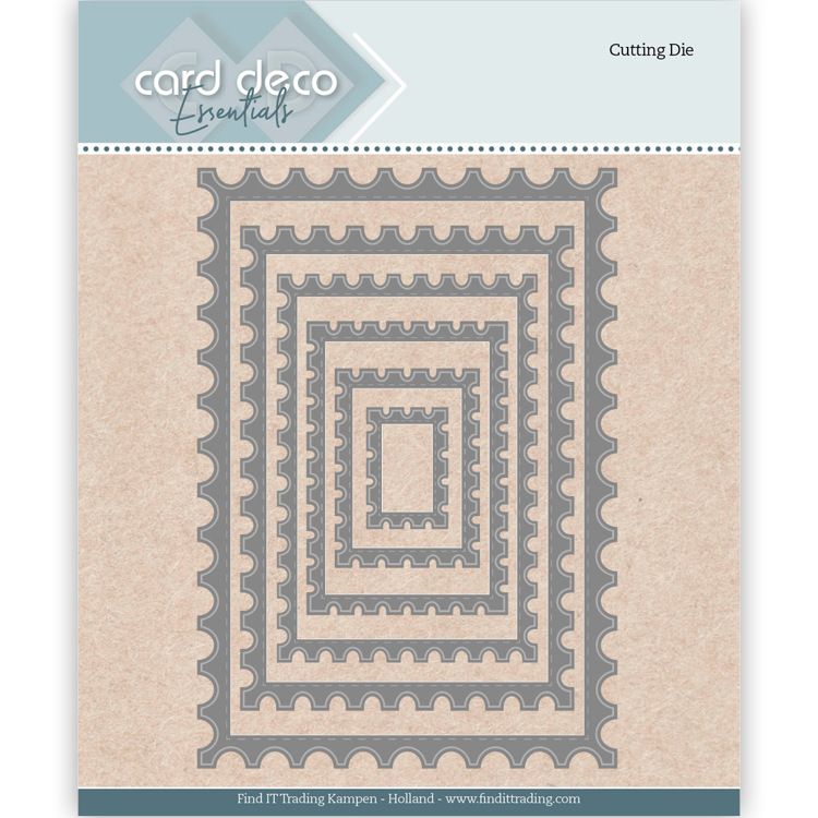Nesting dies stamp border CDECD0122