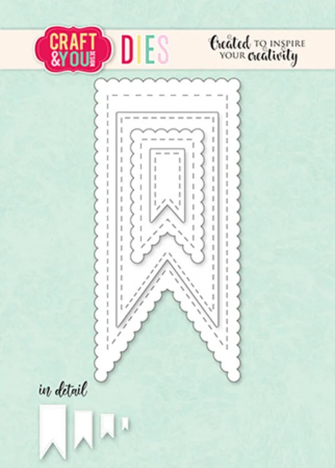 Biscuit Pennants Set Dies