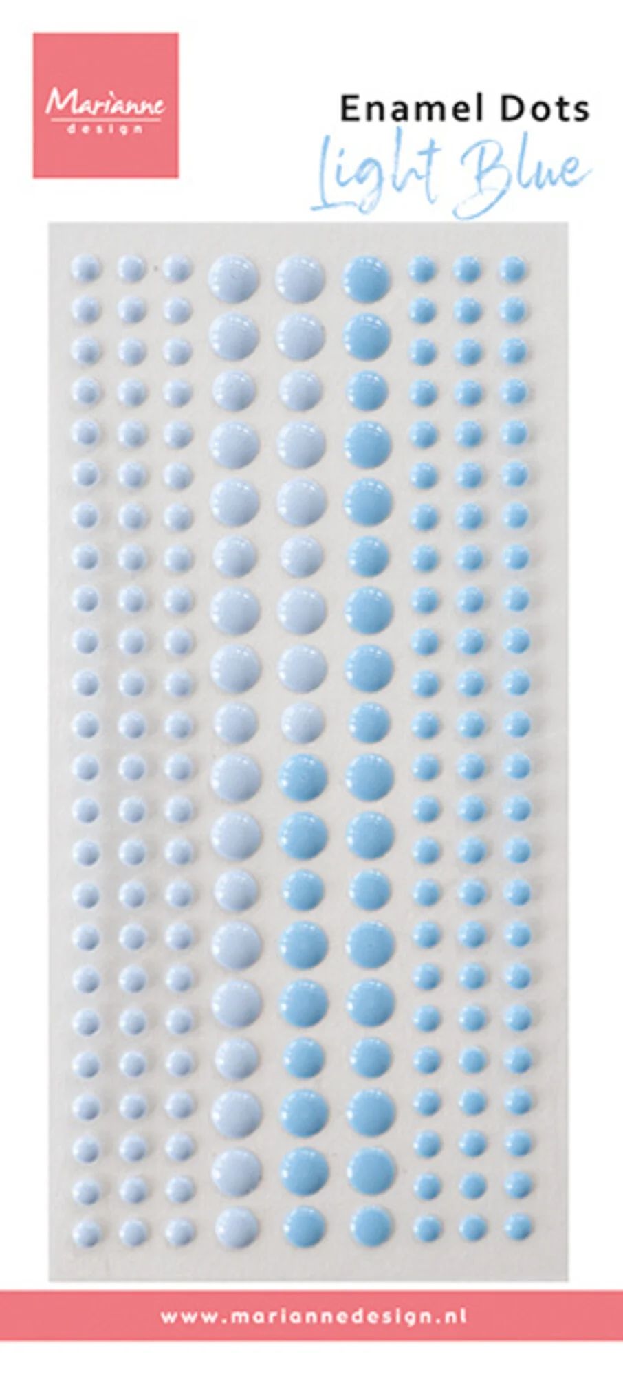 Enamel Dots Duotone Light Blue