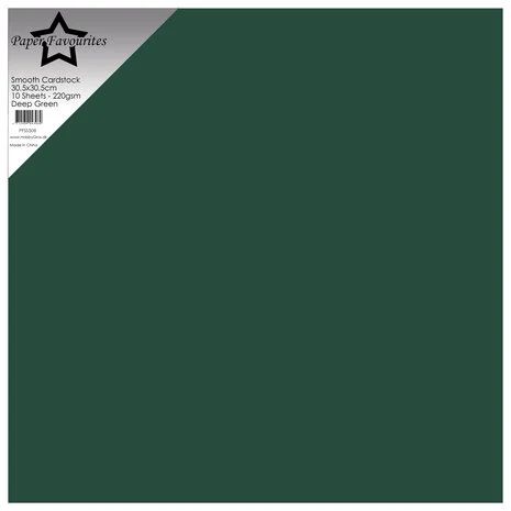 Deep green cardstock 12*12