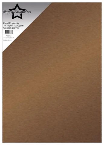 Pearl paper Golden brown PFSS406