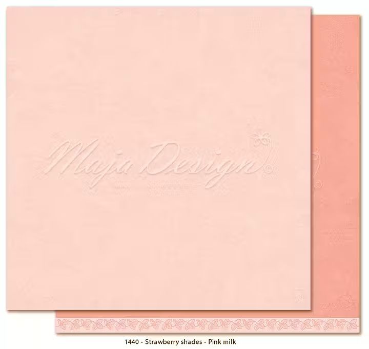 Maja Design - Monochromes - Strawberry Thief - Pink Milk
