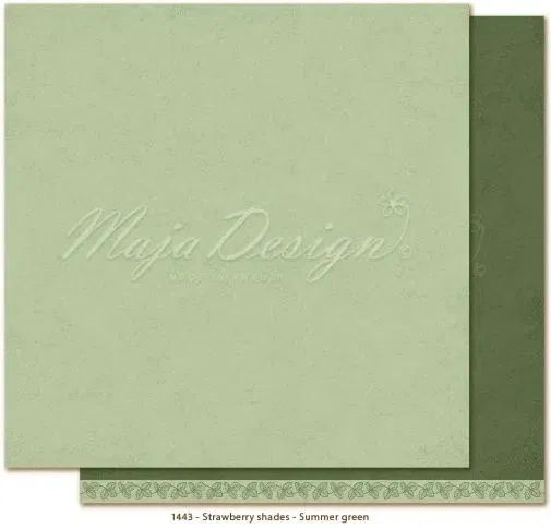 Maja Design - Monochromes - Strawberry Thief - Summer Green