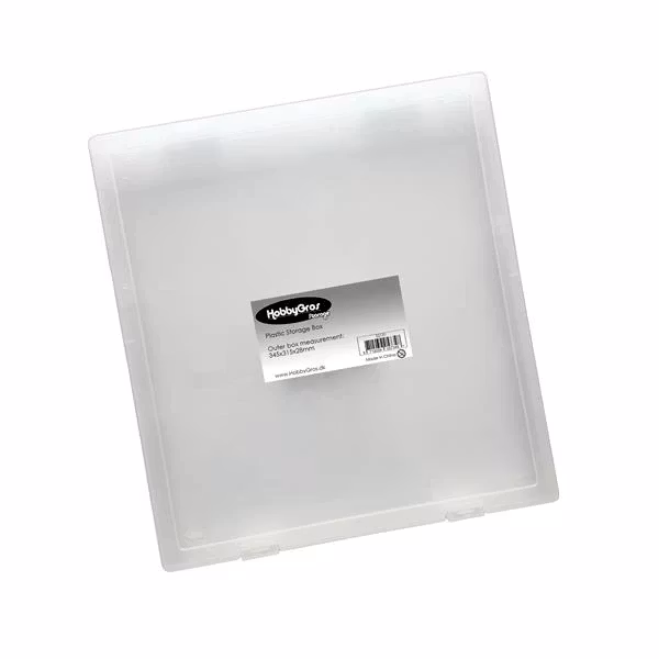 Plastic Storage Box - For Scrapbooking Paper