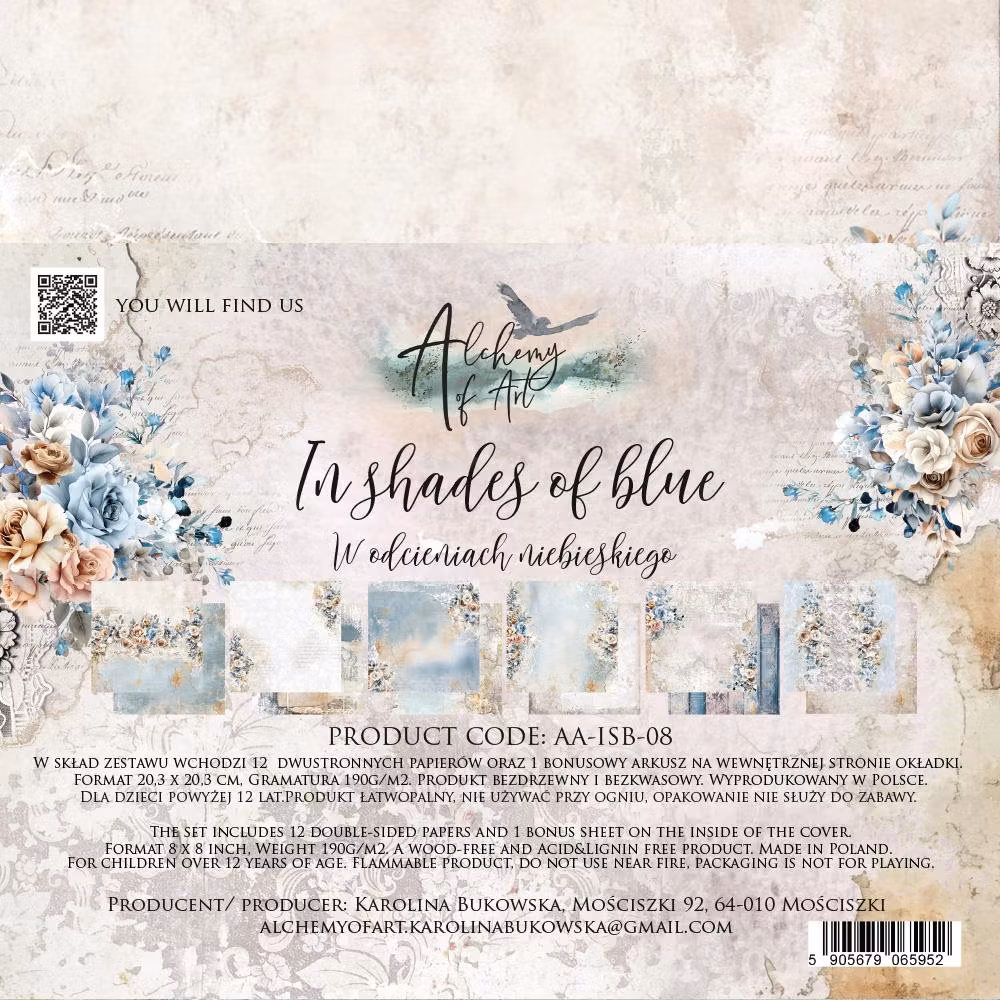 AA-ISB-08 In shades of blue 8x8