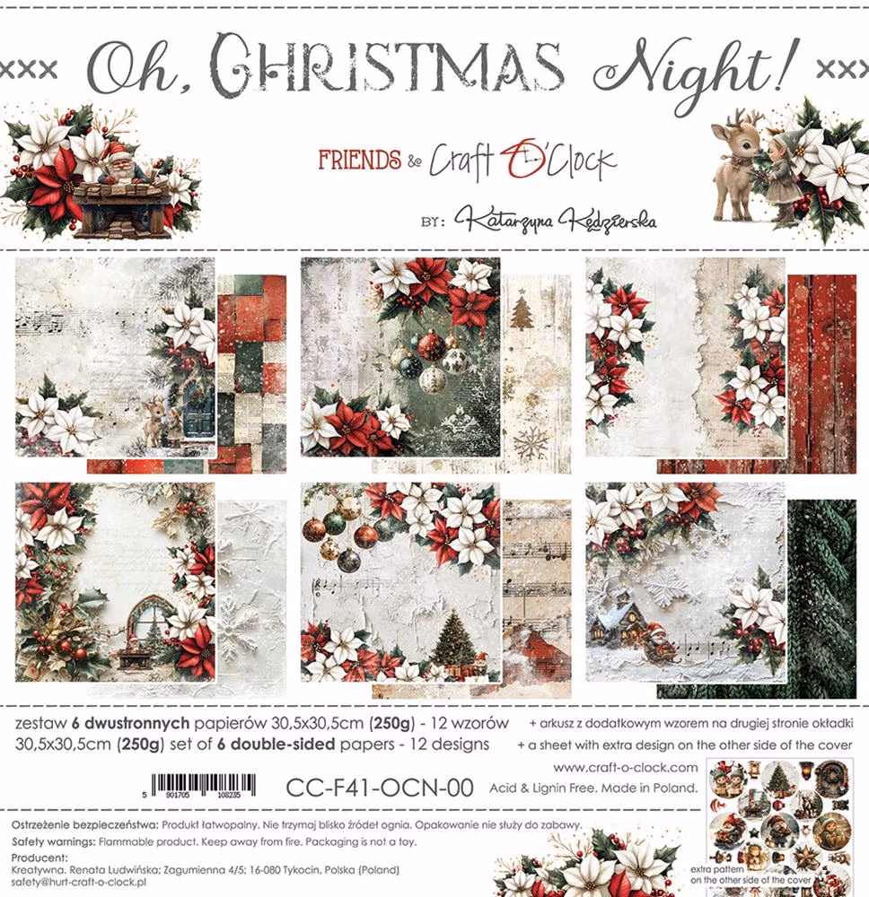 CC-F41-OCN-00   Oh, Christmas Night  12x12