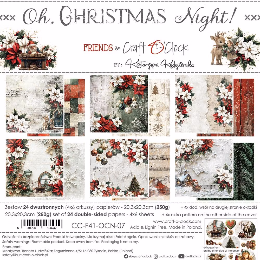 CC-F41-OCN-07    Oh, Christmas Night 8x8
