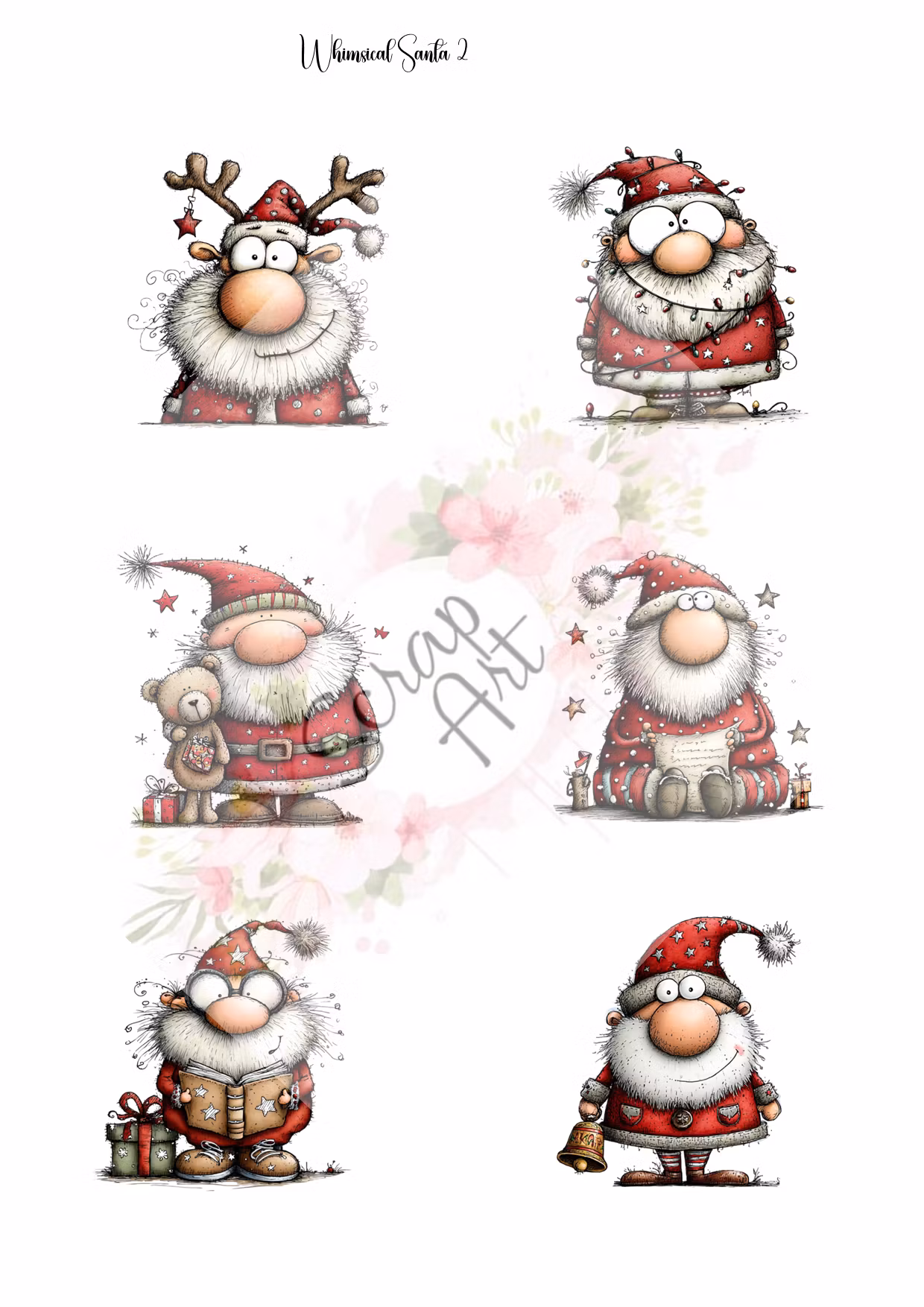 Whimsical Santa 2