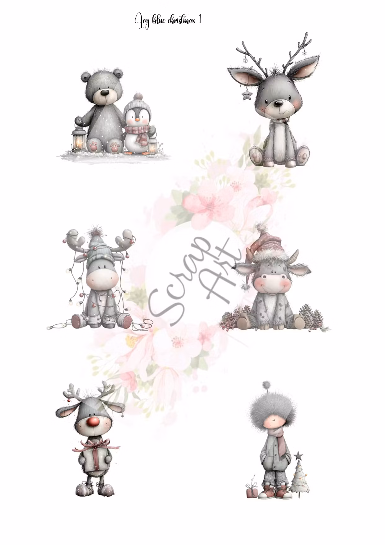 Icy blue christmas 1