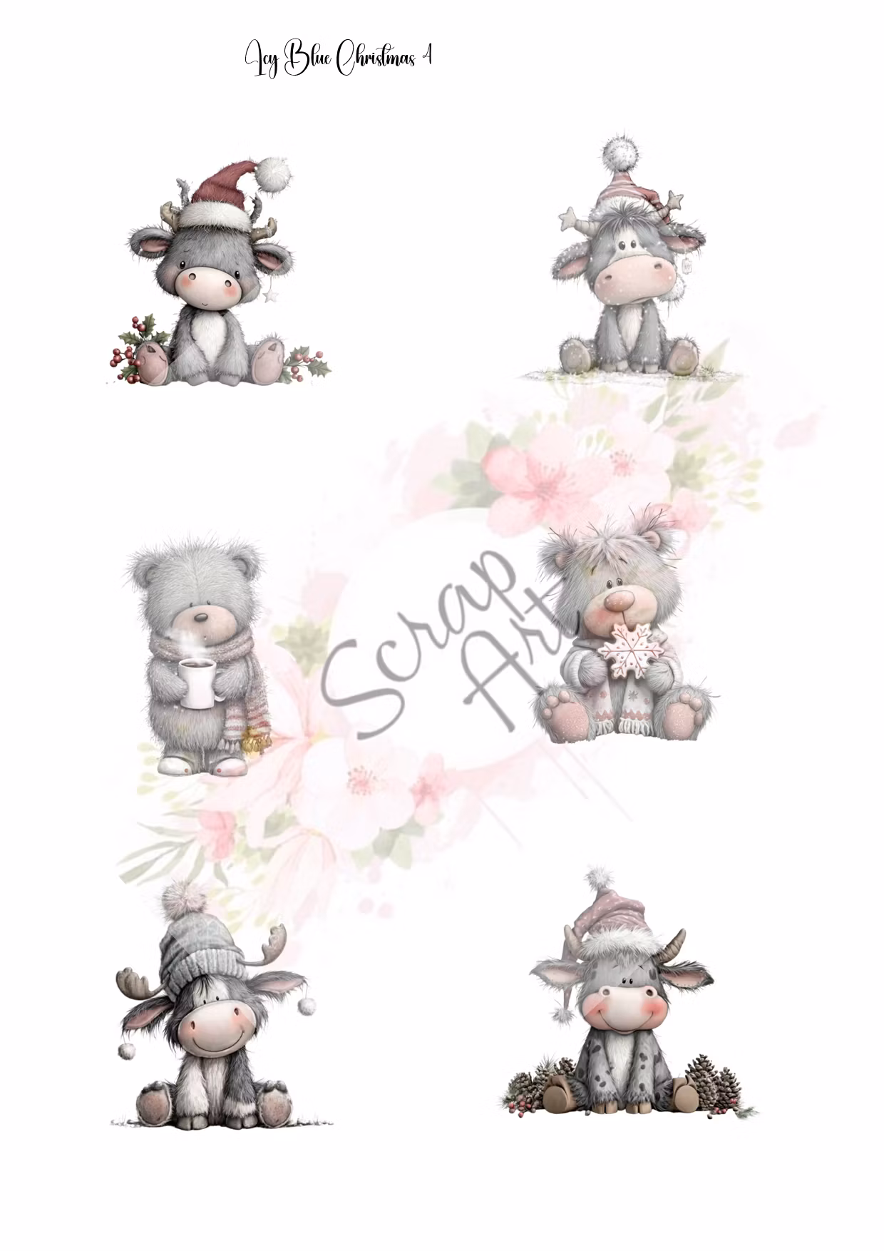 Icy blue christmas 4