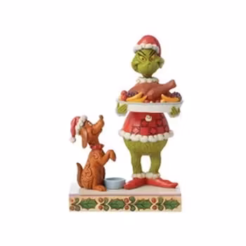 Grinch med julemat samtidig som Max følger med. (Utgående)