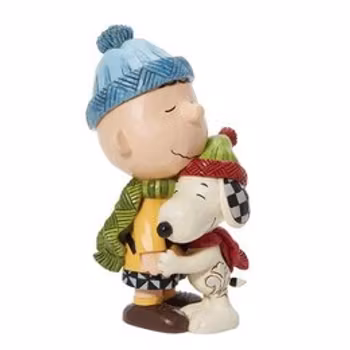 Snoopy gir klem til Charlie Brown (Baltus Brun)