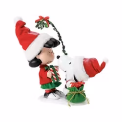 Snoopy overrasker Lucy