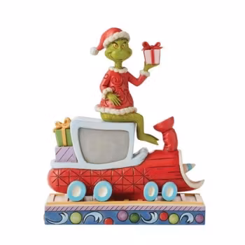 Grinch på tog med gaver. (Utgående)
