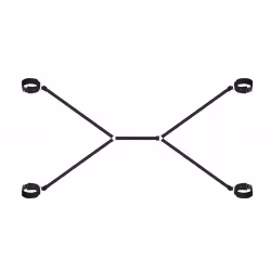 Sex Handbojor Set, Anslutning till Säng, BDSM & Bondage